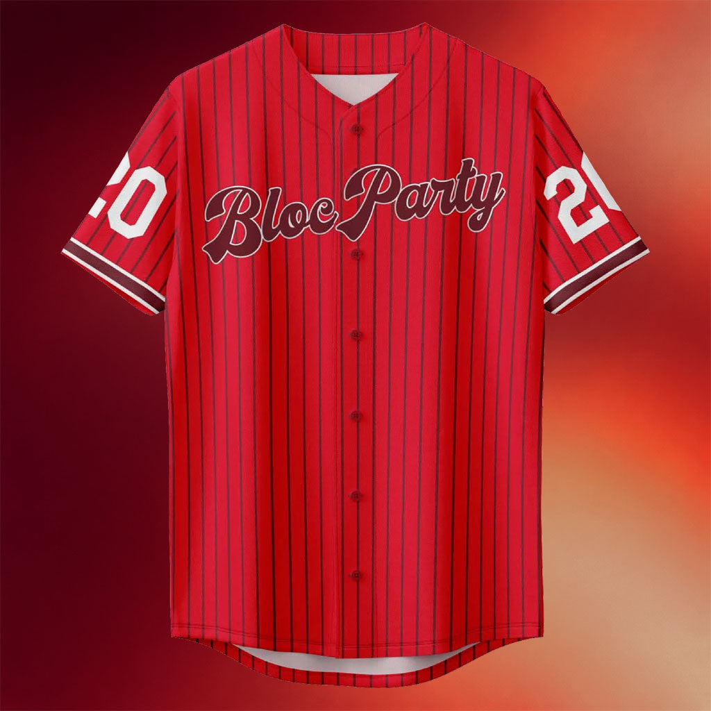 Bloc Party Merch 2026 Bloc Party Baseball Jersey Best Gifts For Rock Band Fans