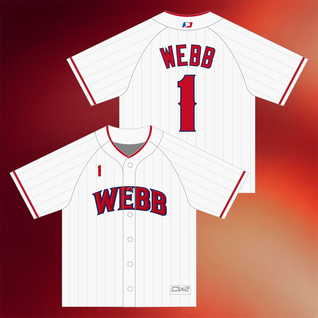 Cooper Webb Merch 2026 Webb #1 Baseball Jersey Cooper Webb Champions Merch Fan Gifts