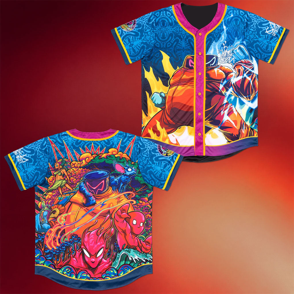 Ganja White Night Merch Dark Wobble vs Mr Wobble Baseball Jersey Good Gifts For Husband
