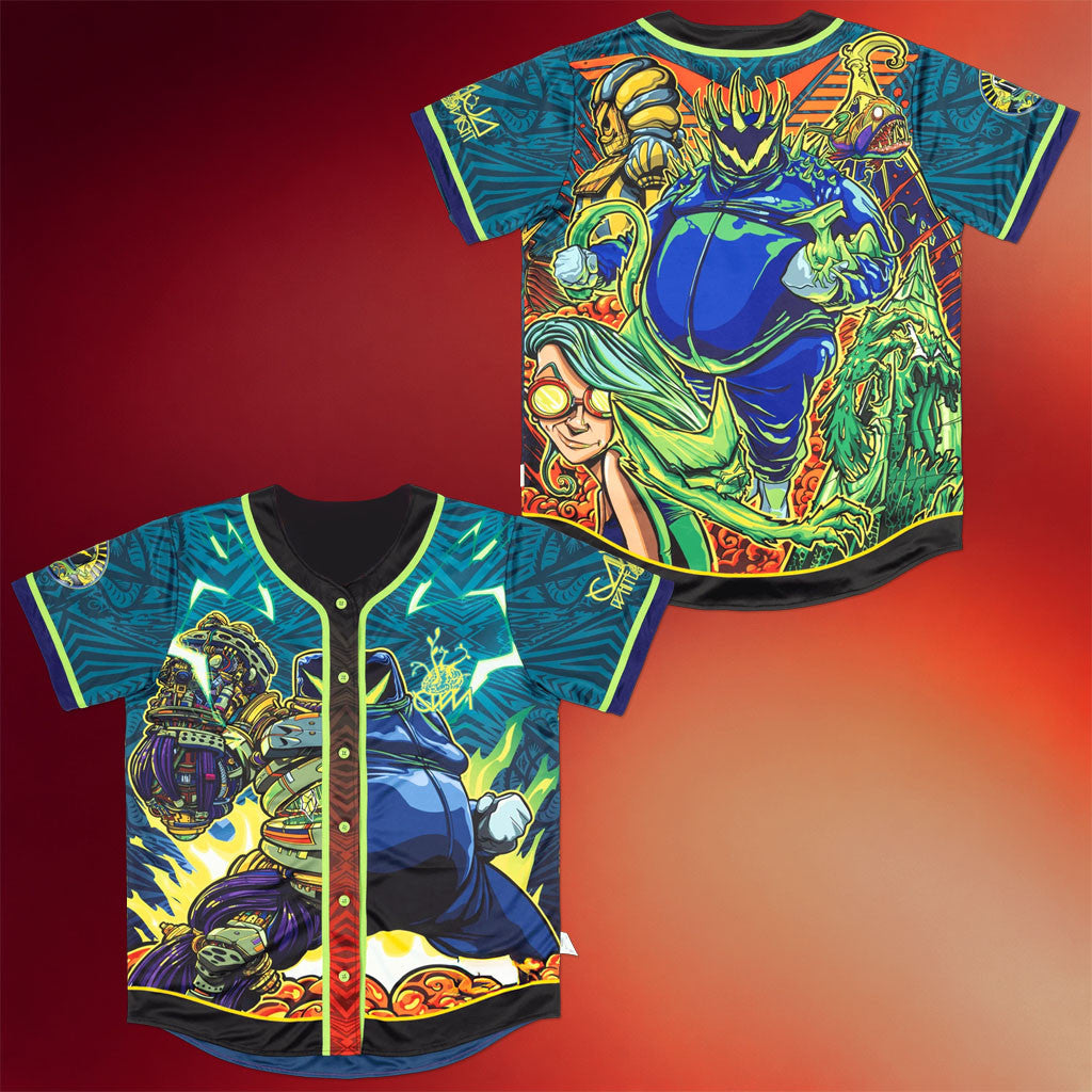 Ganja White Night Merch Dark Wobble vs Mr Wobble Baseball Jersey Good Gifts For Boyfriend