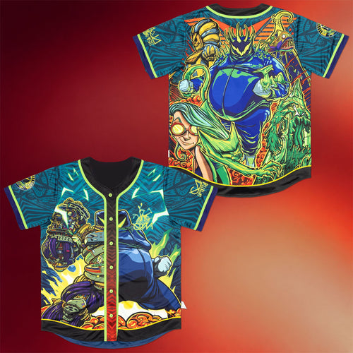 Ganja White Night Merch Dark Wobble vs Mr Wobble Baseball Jersey Good Gifts For Boyfriend