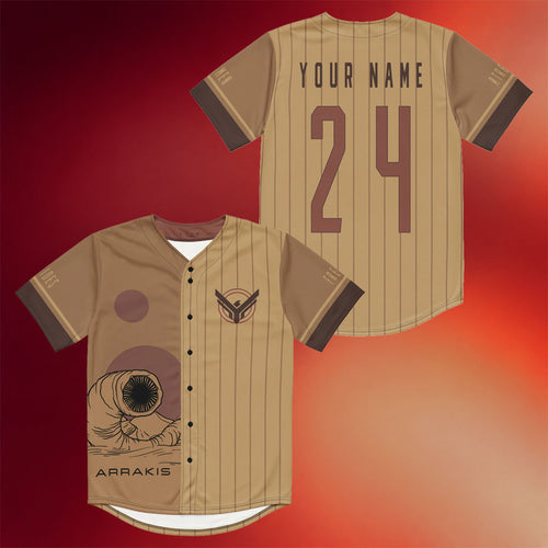 Personalized Dune Arrakis Baseball Jersey 2026 Dune Merch Best Gifts For Husband