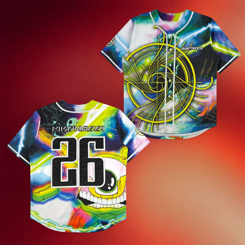 Subtronics Merch Fibonacci X Aaron Brooks Baseball Jersey Subtronics Apparel Brother Gifts