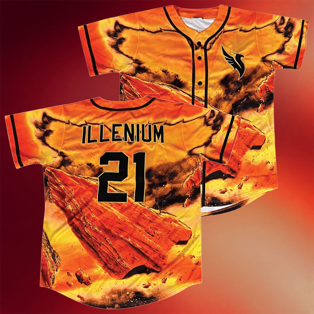 Illenium Merch Red Rocks 2021 Baseball Jersey Good Gifts For Boyfriend