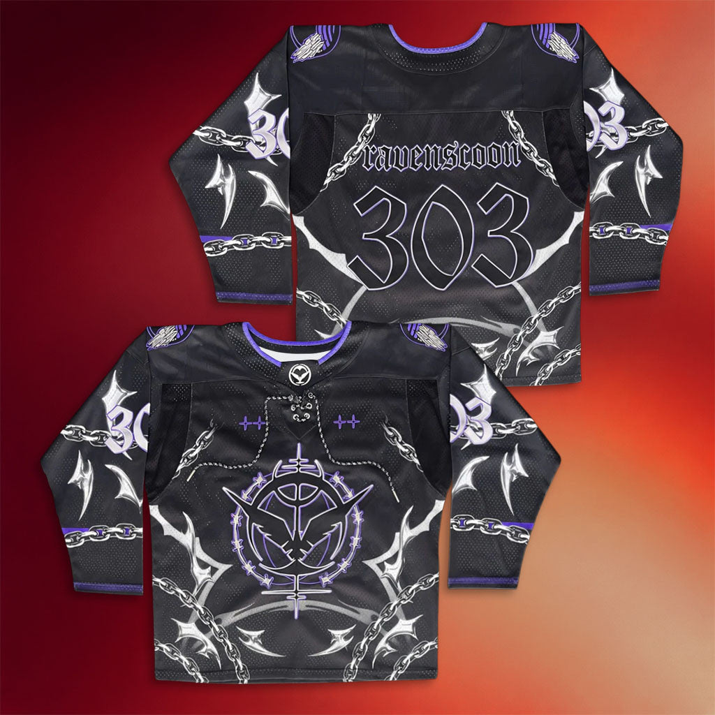 Ravenscoon Merch 2026 Cyber Hockey Jersey Ravenscoon 303 Jersey Gifts For Music Lovers