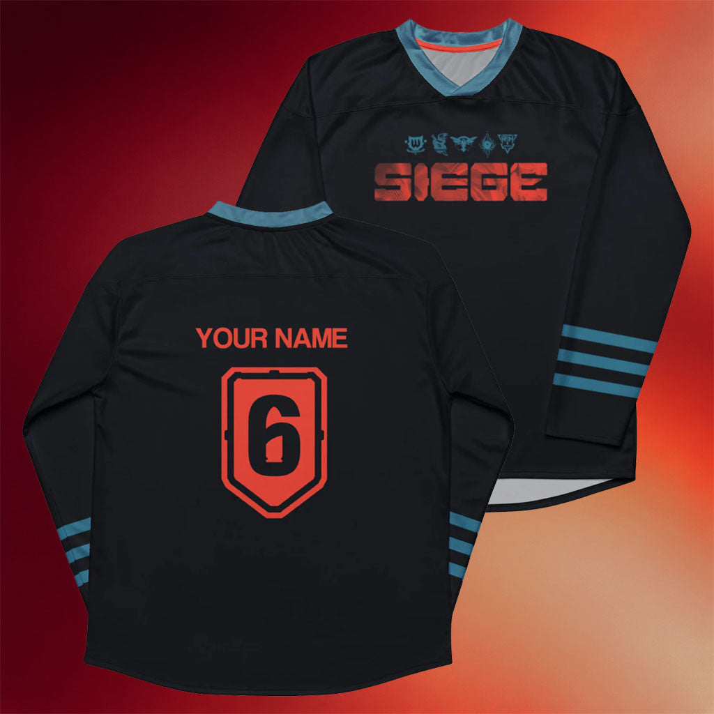 Personalized Tom Clancy's Rainbow Six Siege Merch 2026 Six Siege Hockey Jersey Gifts For Him