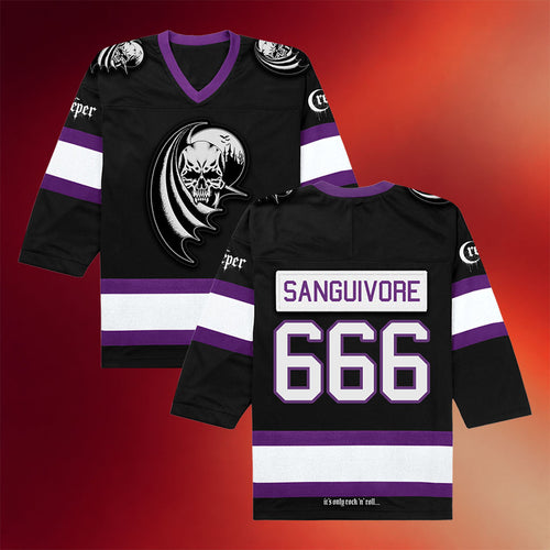 Creeper Merch 2026 Sanguivore 666 Hockey Jersey Best Gifts For Rock Music Lovers