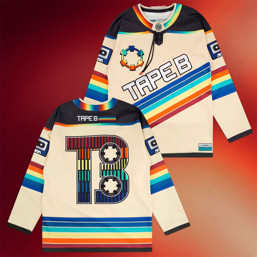 Tape B Merch Low Frequencies Hockey Jersey Tape B Jersey Gift Ideas For DJ Fans