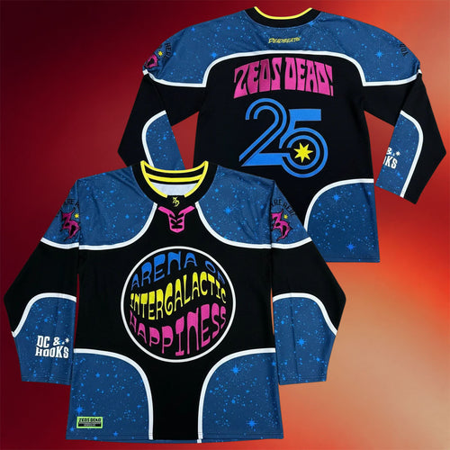 Zeds Dead Merch Chicago Arena Of Intergalactic Happiness Hockey Jersey ZD Apparel Fans Gifts