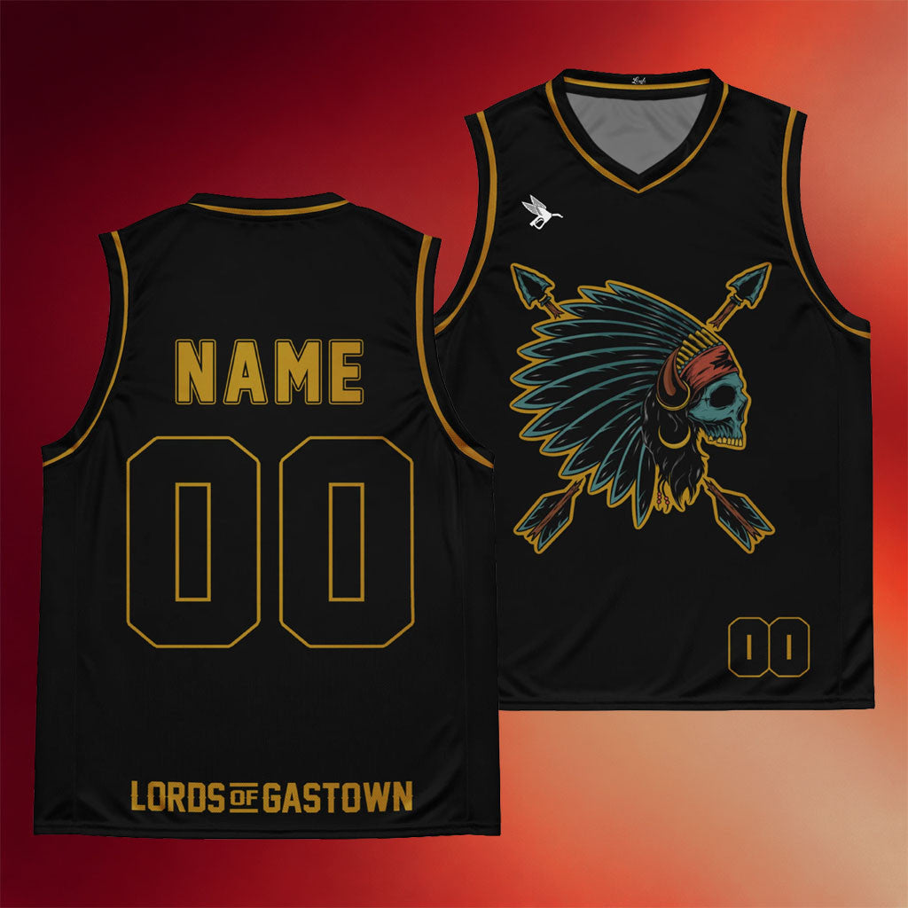 Personalized Lords Of Gastown Merch Chief Rocka Hardwood Jersey Gifts For Friends