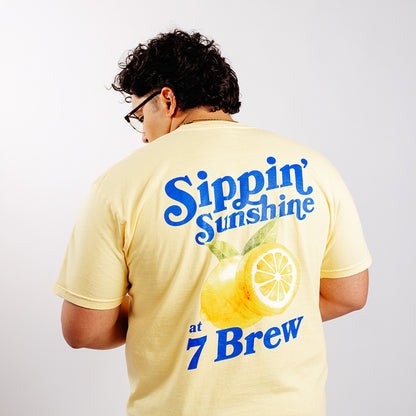 7 Brew Merch 2026 Under The Sun T-Shirt Lemon Shirt Birthday Gifts Ideas For BFF