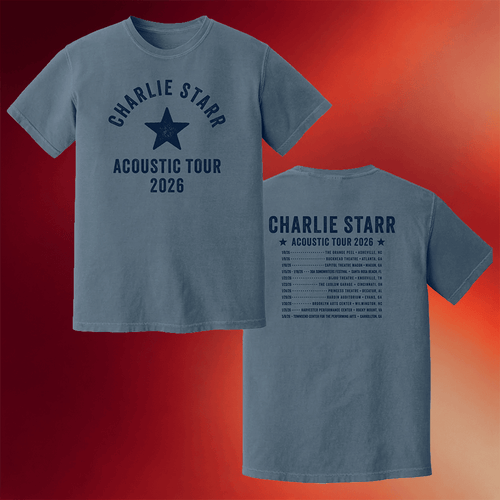 Blackberry Smoke Merch Charlie Starr 2026 Acoustic Tour T-Shirt Best Gifts For Music Lovers
