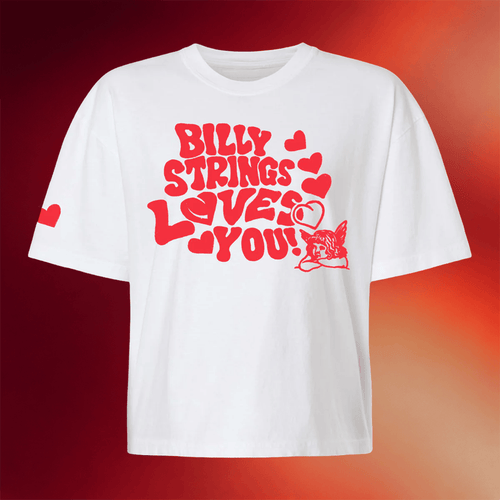 Billy Strings Merch 2026 Loves You T-Shirt White Music Lover Shirt Gifts For Her