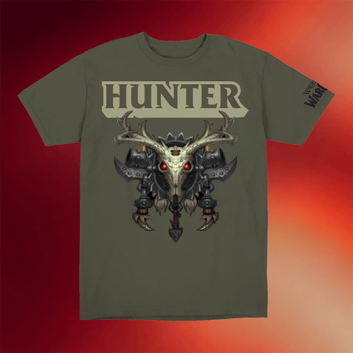 Blizzard Gear Merch World Of Warcraft Hunter Crest Green T-Shirt Birthday Gift For Him