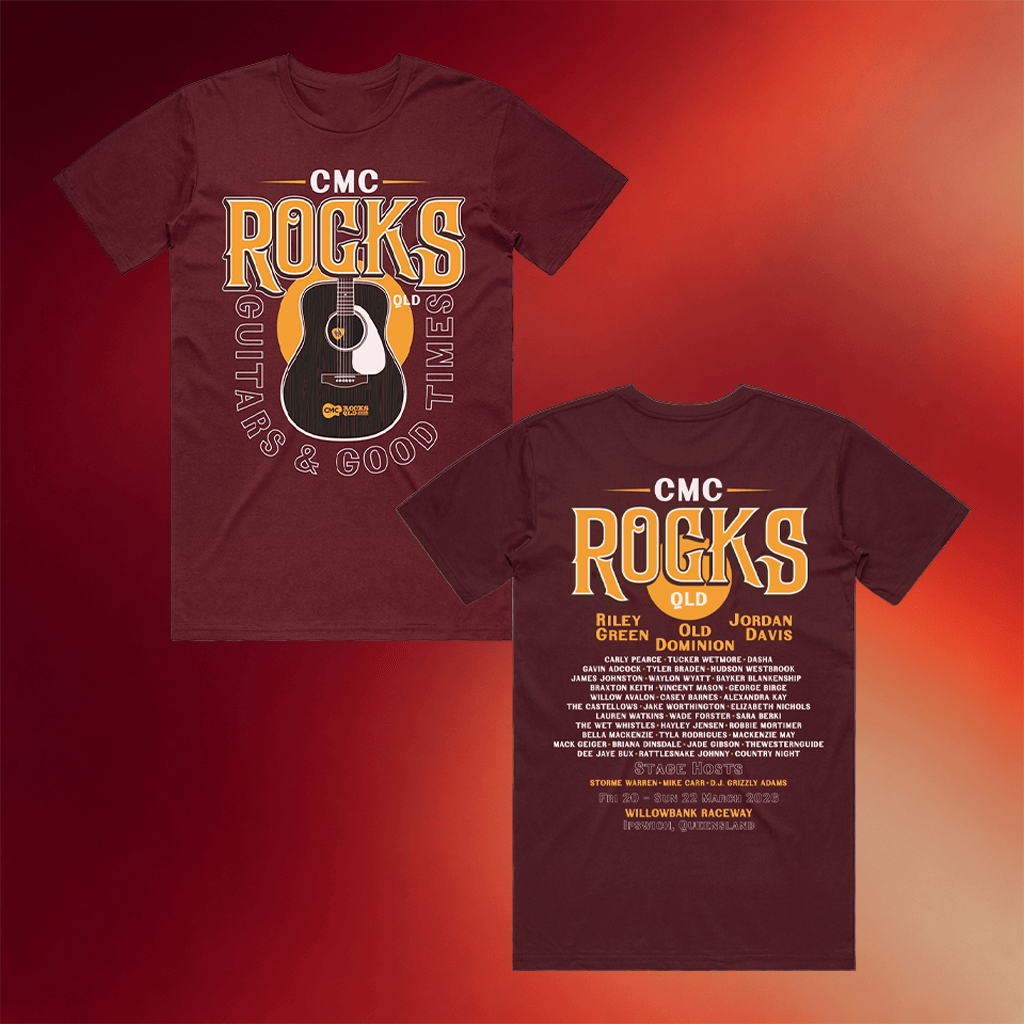 CMC Rocks Merch Guitar Silhouette Shirt CMC Rocks T-Shirt Music Lover Gifts For Him