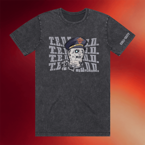 Call Of Duty Merch Call Of Duty Black Ops 7 Zombies TEDD Repeat Wash T-Shirt Gifts For Brother