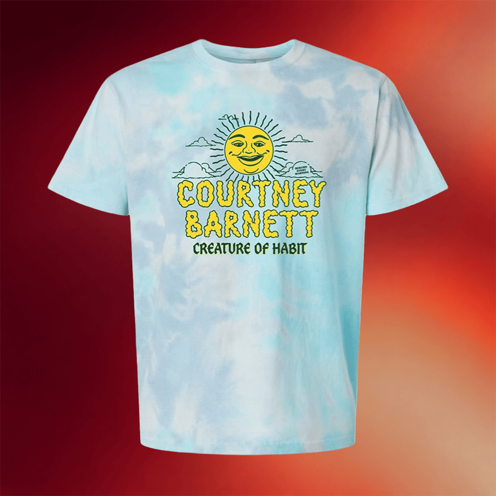 Courtney Barnett Merch 2026 Creature Of Habit Tie Dye Shirt Present For Music Lovers