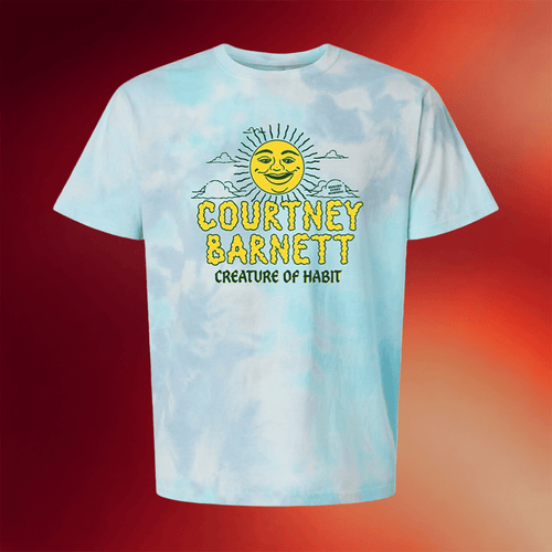 Courtney Barnett Merch 2026 Creature Of Habit Tie Dye Shirt Present For Music Lovers
