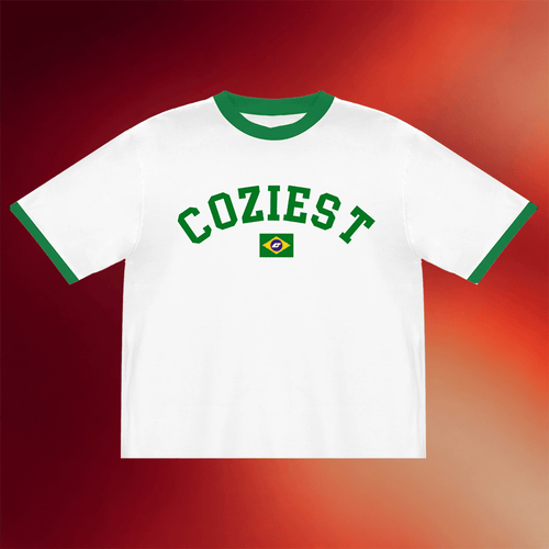 Coziest Merch 2026 Summer Ringer Tee In White Colorway T-Shirt Gifts For BFF