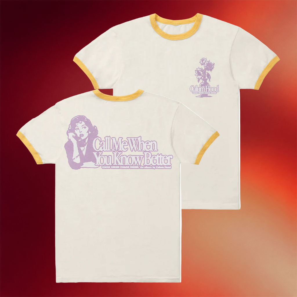 Calum Hood Merch 2026 Call Me When You Know Better Ringer Shirt Gifts For Her
