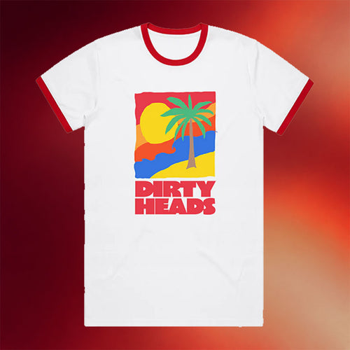 Dirty Heads Merch 2026 Palm Ringer T-Shirt Dirty Heads Shirt Gift Ideas For Sisters
