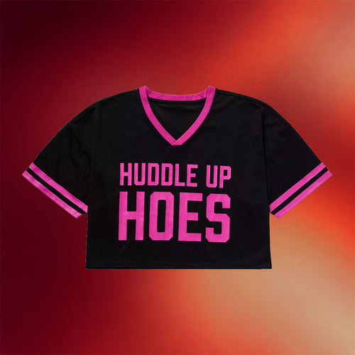 Kayla Malec Merch 2026 Kayla Malecc Huddle up Hoes Cropped Jersey Gifts For Sister