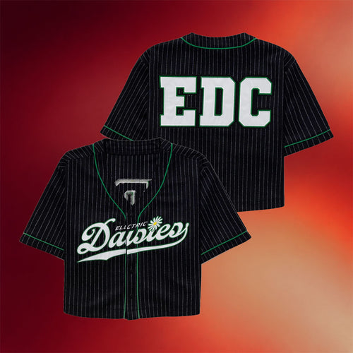 Insomniac Merch 2026 EDC 2026 Electric Daisies Cropped Jersey EDC Merch Fan Gifts
