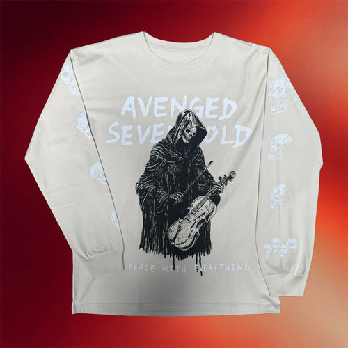 Avenged Sevenfold Merch A7X World 2026 At Peace Long Sleeve Shirt Gift For Band Fans