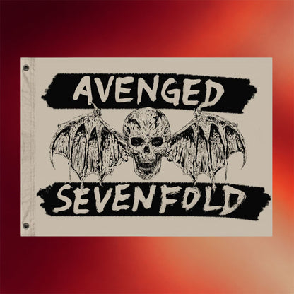 Avenged Sevenfold Merch 2026 Wesbat Flag Home Decor A7X World Merch Gift For Band Lovers