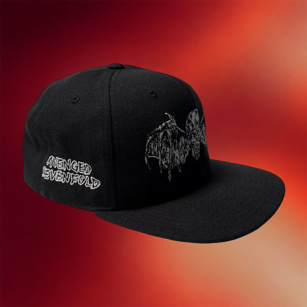 Avenged Sevenfold Merch A7X World 2026 Avenged Sevenfold Wesbat Snapback Hat Embroidered