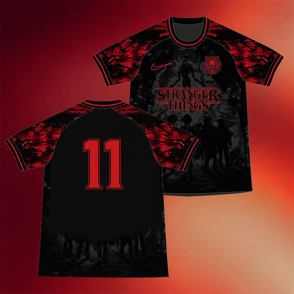 Stranger Things The Hellfire Club Football Jersey Stranger Things Merch Gifts For Fans