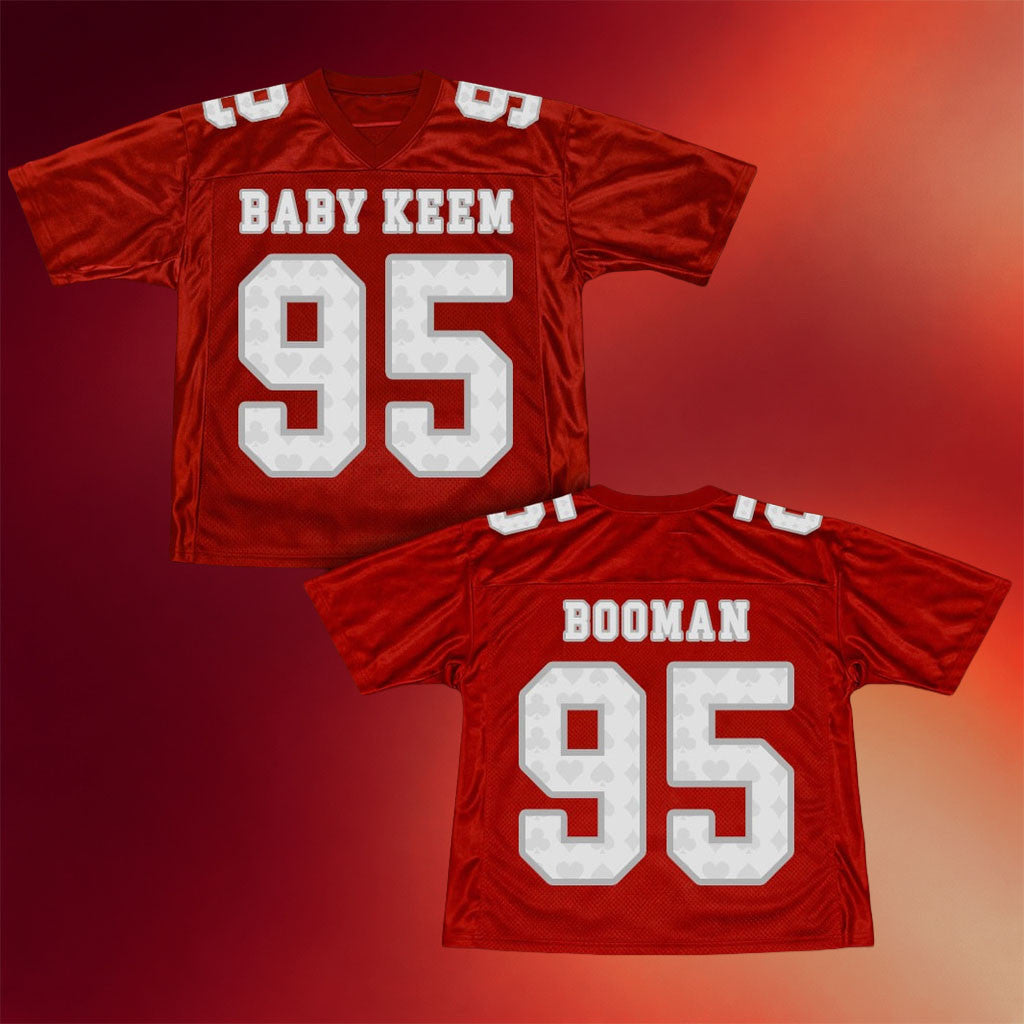 Baby Keem Tour Merch 2026 Booman Jersey Baby Keem #95 Jersey Gift For Rapper Fans