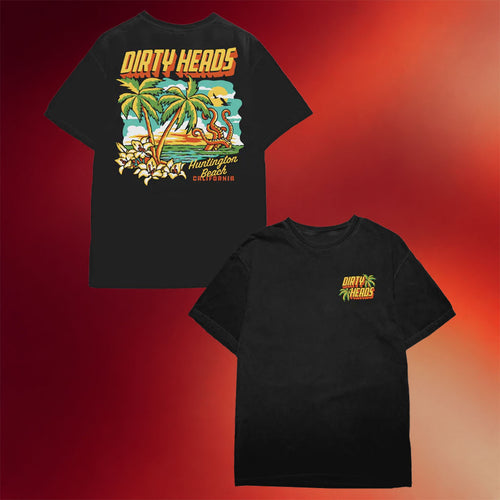 Dirty Heads Merch 2026 Postcard Black T-Shirt Birthday Presents For Boyfriend