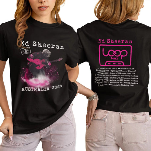 Ed Sheeran Loop Tour Merch 2026 Ed Sheeran Loop Tour Dates T-Shirt Music Fan Gift Ideas