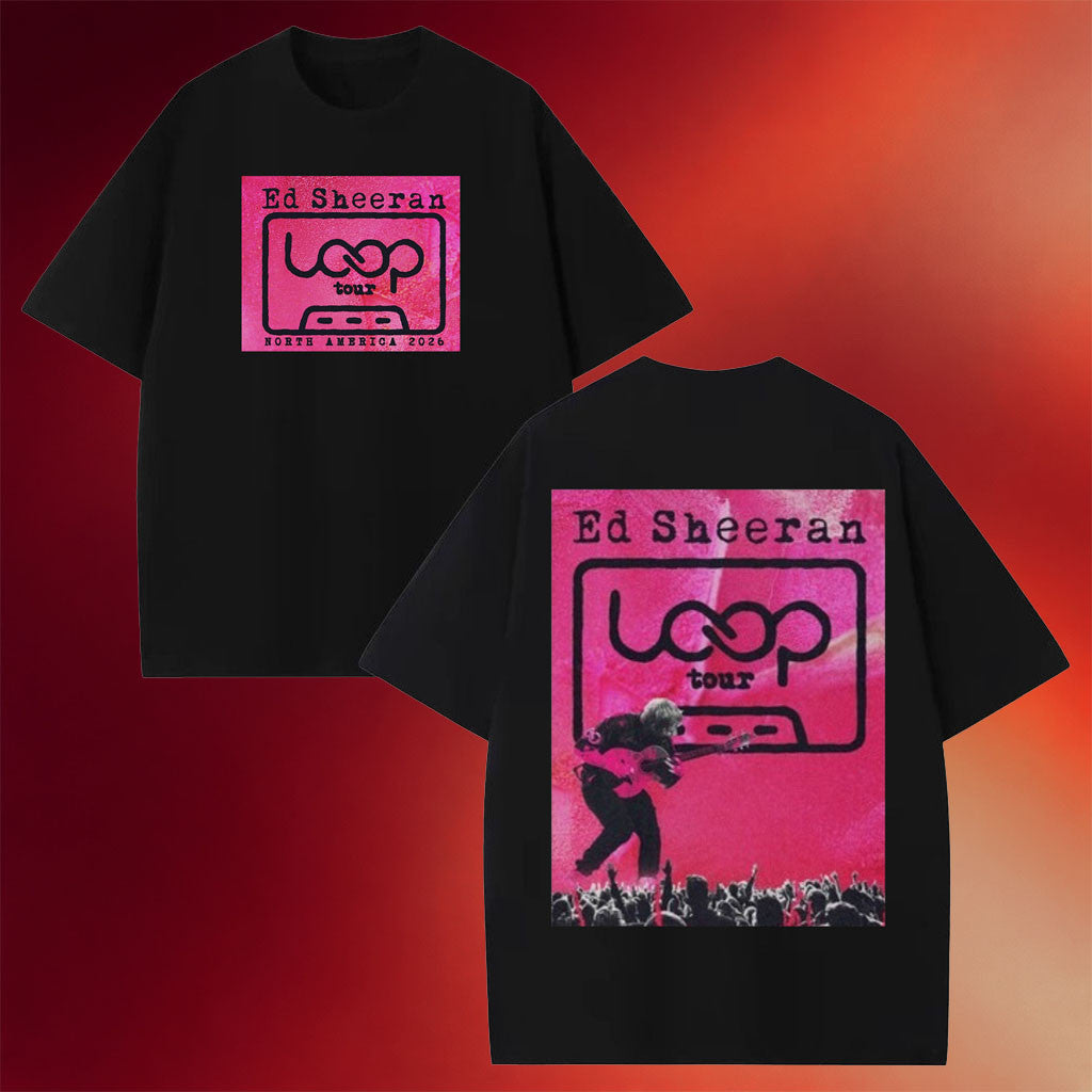 Ed Sheeran Loop Tour Merch Ed Sheeran Loop Tour 2026 T-Shirt Music Related Gifts For Guys