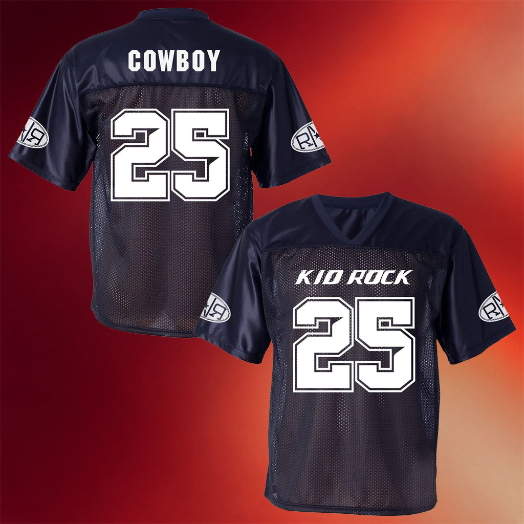 Kid Rock Merch R And R 2025 Cowboy Jersey Unique Gifts For Music Lovers
