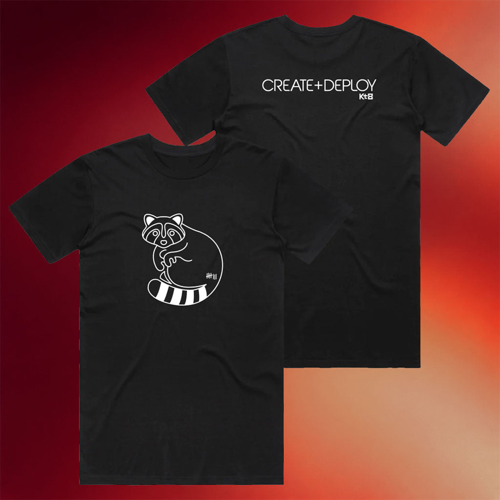 KT8 Merch 2026 Create And Deploy OCHO T-Shirt Black KT8 Apparel Gift For Brothers