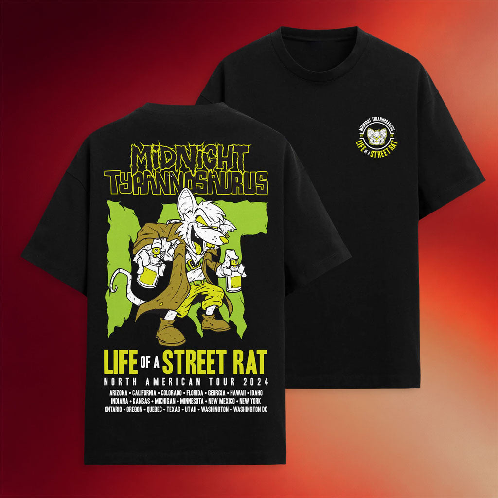 KT8 Merch 2026 Midnight T Life Of A Street Rat Tour T-Shirt Midnight T Merch Gift For Music Fan