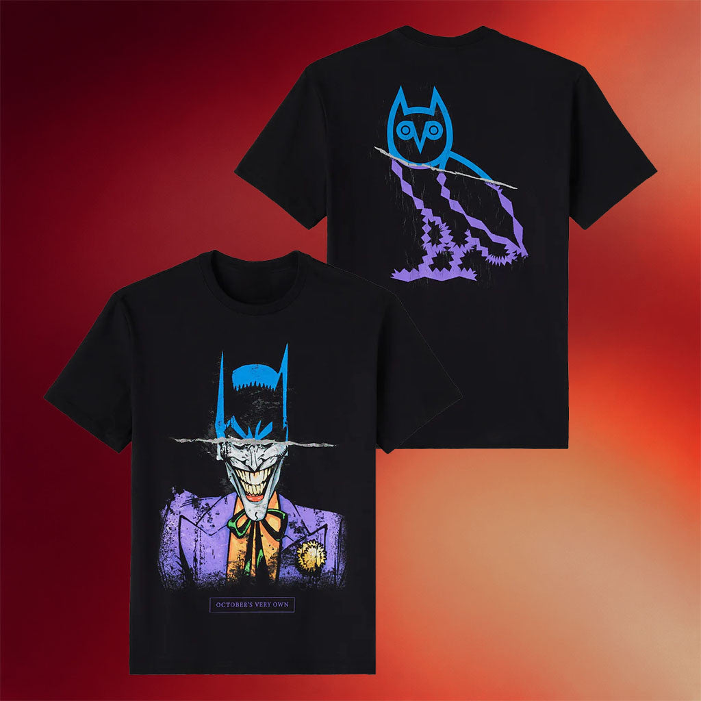 OVO Merch Batman X The Joker 2026 Batman The Joker Split T-Shirt Unique Gift For BFF