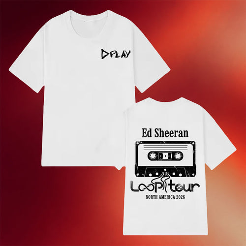 Ed Sheeran Loop Tour Merch Ed Sheeran Loop Tour 2026 Vintage T-Shirt Gifts For Music Fans