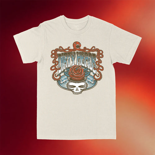 Dirty Heads Merch 2026 Skull Rose T-Shirt Best Gifts For Music Lovers