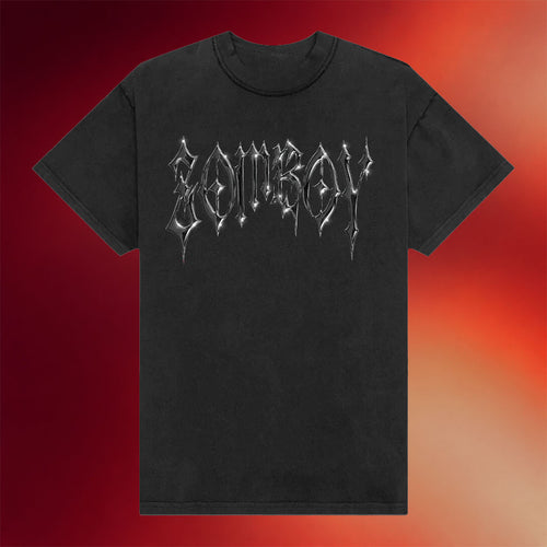 KT8 Merch 2026 Zomboy Vintage Chrome T-Shirt Zomboy Merch Birthday Ideas For Friends