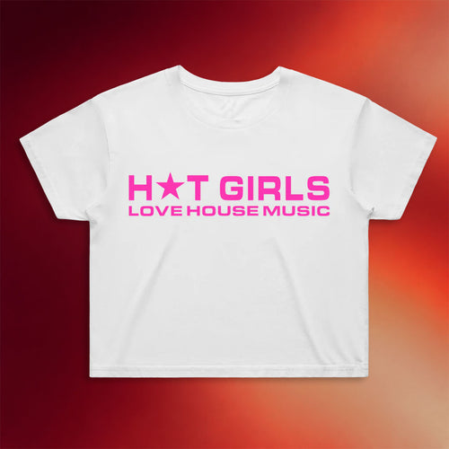 KT8 Merch 2026 HGLHM White Crop Top Hot Girls Love House Music Shirt HGLHM Merch Gift For Her