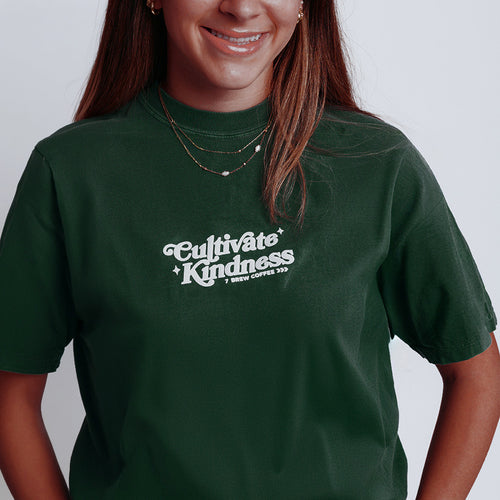 7 Brew Merch Cultivate Kindness Shirt Start Each Day With A Grateful Heart T-Shirt Wife Gifts