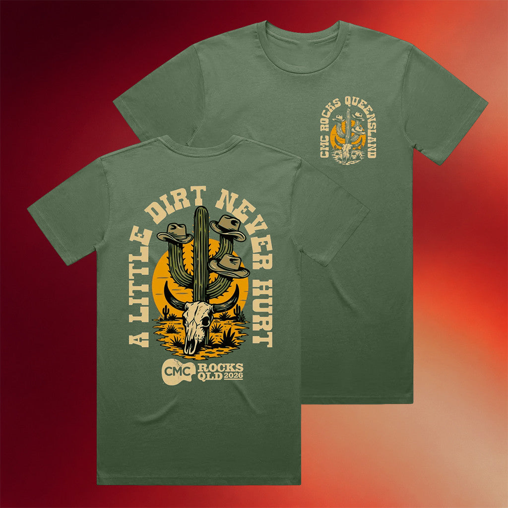 CMC Rocks Merch A Little Dirt Never Hurt T-Shirt CMC Rocks Queensland Shirt Gifts For Fans