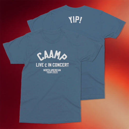 Caamp Merch YIP 2 0 T-Shirt Caamp Live And In Concert NA Tour 2025 Shirt Gifts For Caamp Fans