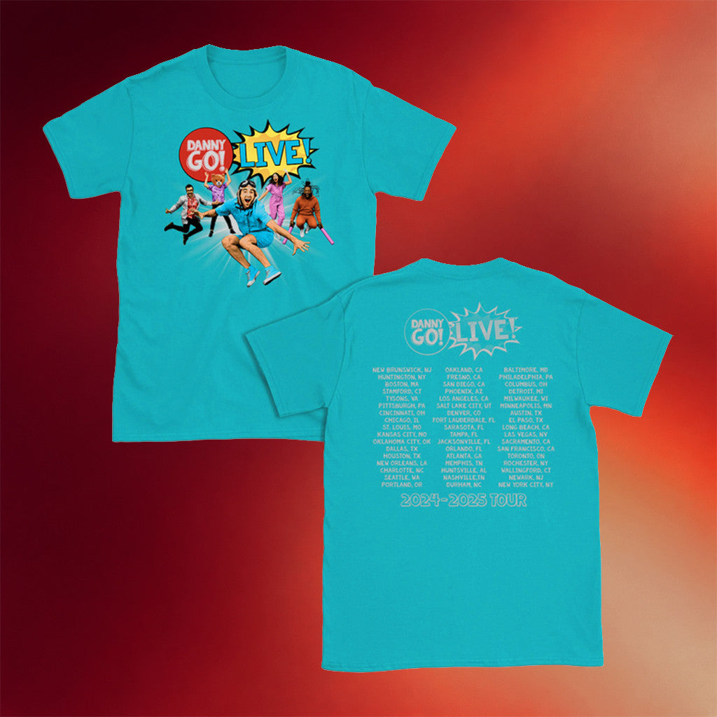 Danny Go Merch 2024 2025 Danny Go Live Tour T-Shirt Present For Youtuber Fans