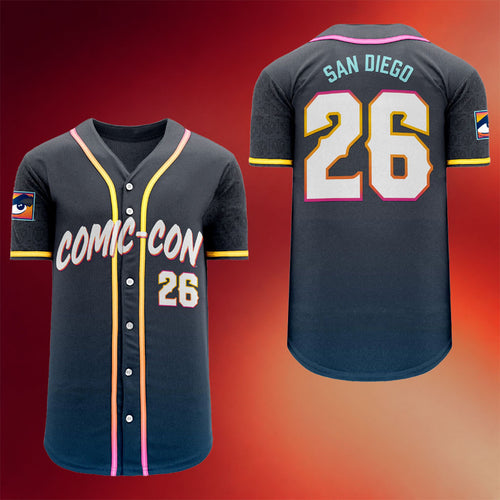 Comic Con Merch 2026 Comic Con San Diego City Edition Baseball Jersey Gift For Brothers