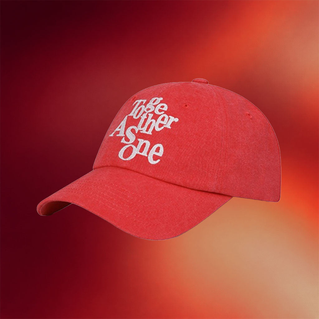 T1 Merch 2026 Together As One Embroidered Hat Red LOL Esport Fan Cap Gift For Brothers