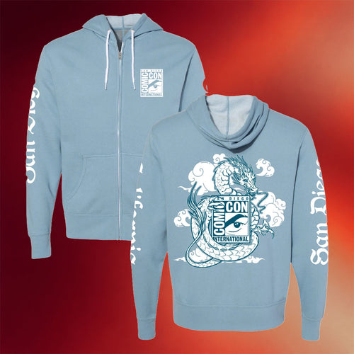 Comic Con Merch 2026 Cloud Dragon Zip Hoodie San Diego Comic Con Apparel Gift For Friends